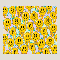 Retro Smiley Faces Heavy Core Tee | Teevron