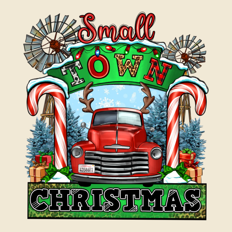 Small Town Christmas Premium Tee by CowGirlArtShop | Teevron