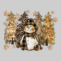 Snowman With Christmas Trees 11inches Premium Tee | Teevron