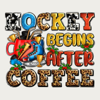 Hockey Begins After Coffee Ado Zipper Hoodie | Teevron