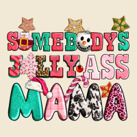 Somebody Jolly Ass Mama Pink Christmas Premium Tee | Teevron