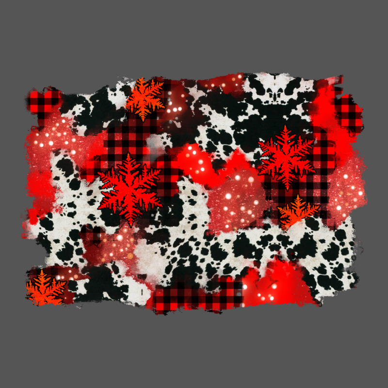 Western Red Cowhide Winter Background Zipper Hoodie by AdoDesignShop | Teevron