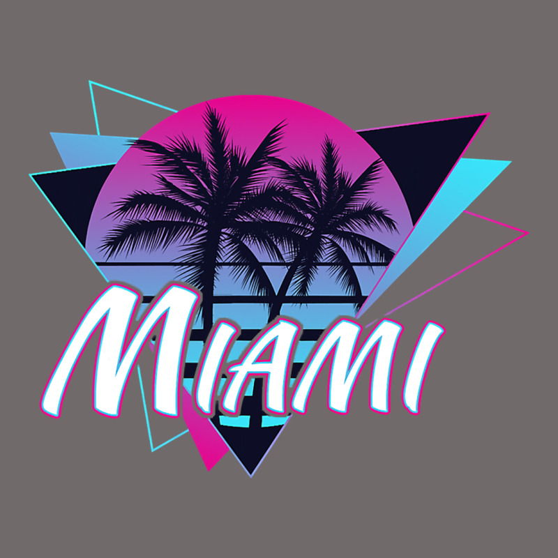 Miami Beach Souvenir Vintage 80s Urban Hoodie by linhVisuals | Teevron