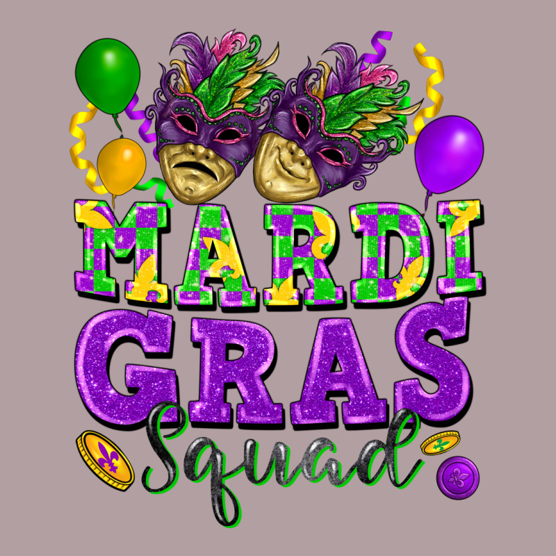 Mardi Gras Squad Vintage Hoodie by FaDigitalArtStudio | Teevron