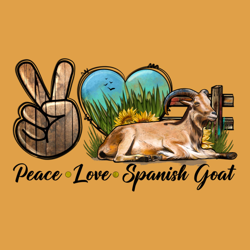 Peace Love Spanish Goat Premium Hoodie by LillyAllenDesigns | Teevron