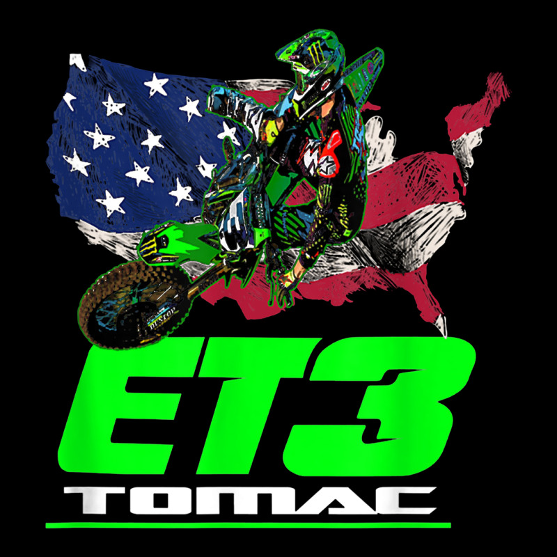 Eli Et3 Tomac Usa Flag 450sx Motocross Et Urban Hoodie by linhVisuals | Teevron
