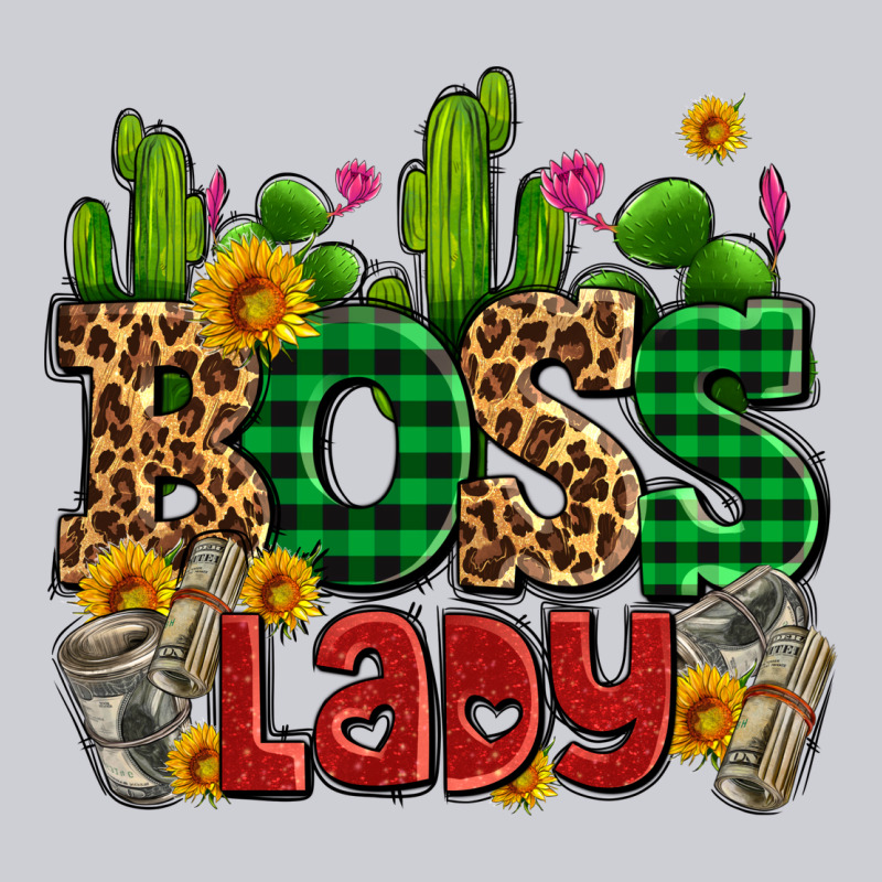 Boss Lady With Money And Cactus Heavyweight Sweatshirt by AdoDesignShop | Teevron