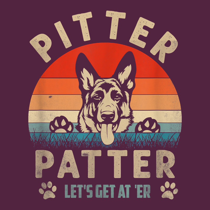 Pitter Tshirt Patter German Shepherd Dog Funny Vintage Retro T Shirt Urban Hoodie by linhVisuals | Teevron