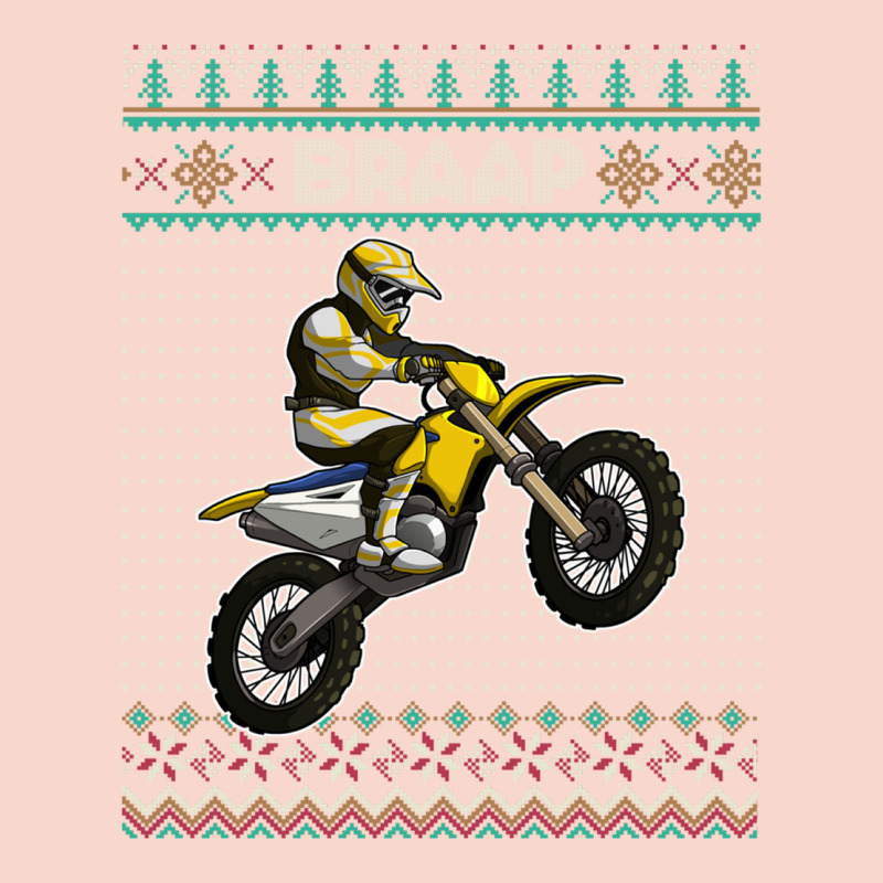 Christmas Motorcycle Motocross Braap Dirt Bike Xmas Urban Hoodie by linhVisuals | Teevron