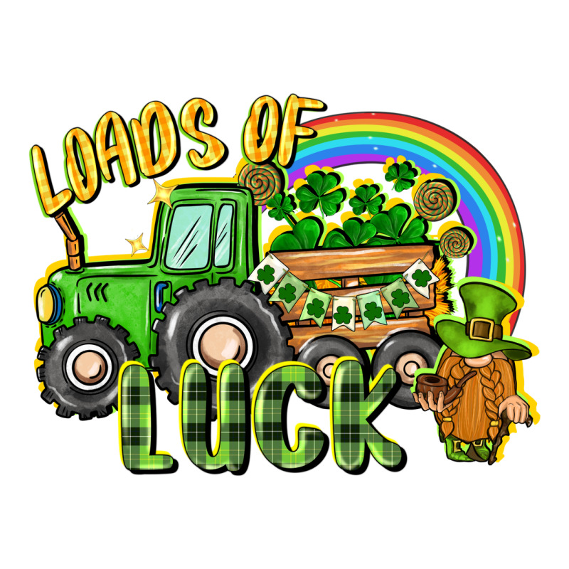 Loads Of Luck Tractor Ladies Tee by CowGirlArtShop | Teevron