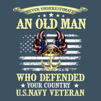 Never Underestimate An Old Man Us Navy Veteran Urban Hoodie | Teevron