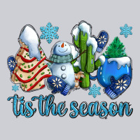 Tis The Season Christmas Tree  Cake Winter And Snowman Heavyweight Sweatshirt | Teevron