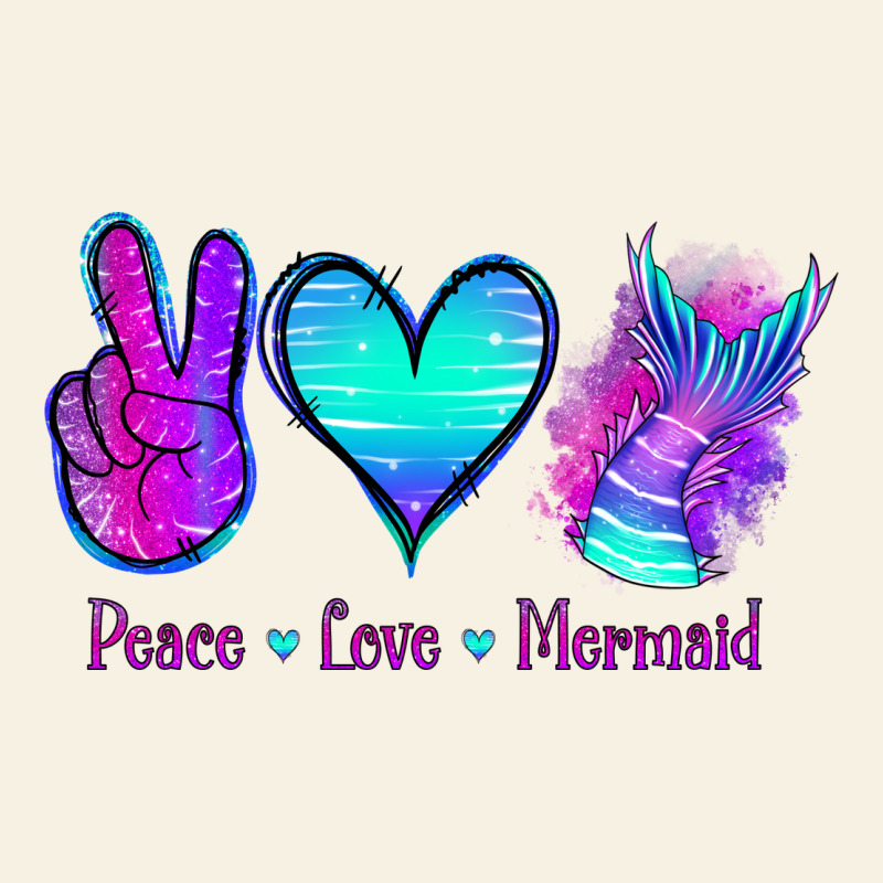 Peace Love Mermaid Vintage Tee by Jasminsmagicworld | Teevron