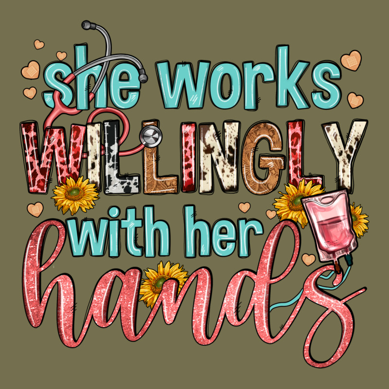She Works Willingly With Her Hands Vintage Hoodie by FaDigitalArtStudio | Teevron