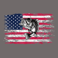 Bass Fishing Distressed American Flag Essential Urban Hoodie | Teevron