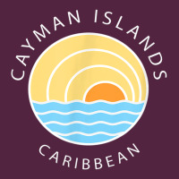 Cayman Islands Retro Colorful Ocean Sunset Palm Tree Novelty Urban Hoodie | Teevron
