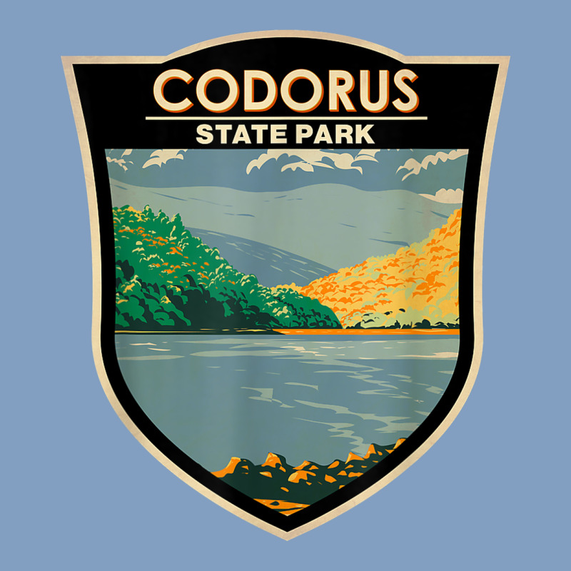 Codorus State Park Pennsylvania Badge Vintage Urban Hoodie by linhVisuals | Teevron