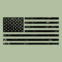 Black American Flag Distressed Effect Minimalist Premium Urban Hoodie | Teevron