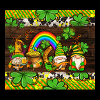 Western St Patricks Gnomes Zipper Hoodie | Teevron