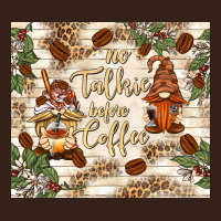 No Talkie Before Coffee With Gnomies Heavy Core Tee | Teevron