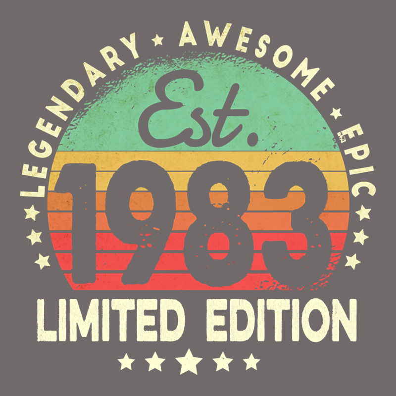 Est. 1983 Vintage 1983 Limited Edition 39th Birthday Retro Pullover Ho Urban Hoodie by linhVisuals | Teevron