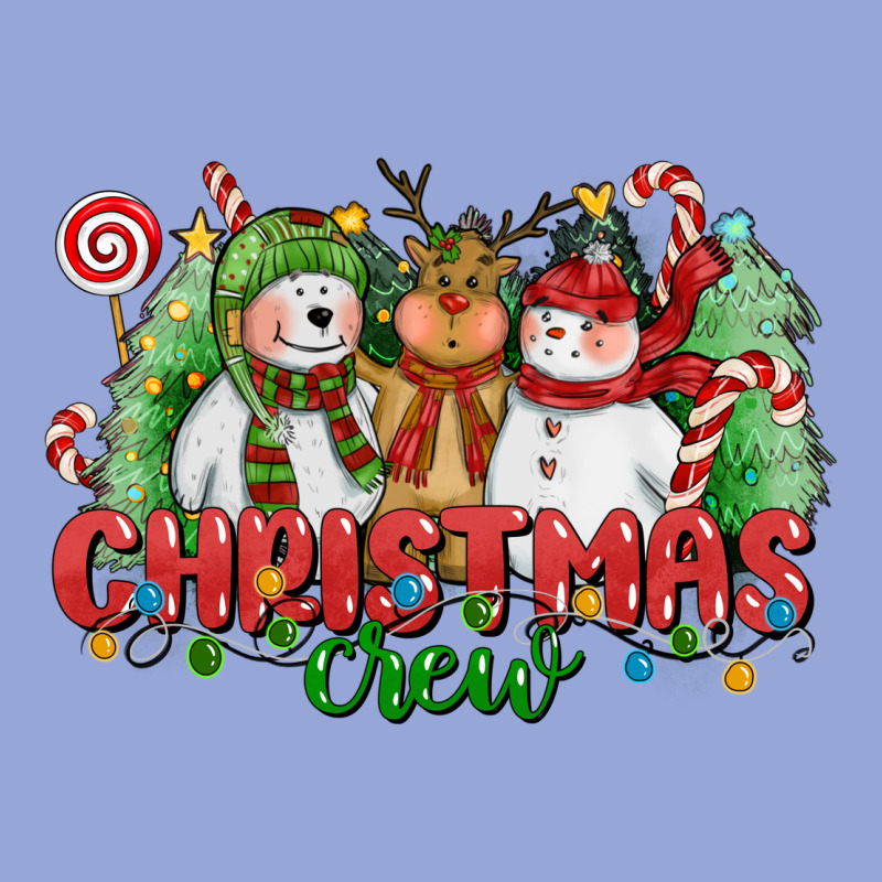 Christmas Crew Polar Bear Reindeer And Snowman Classic Tee by CowGirlArtShop | Teevron