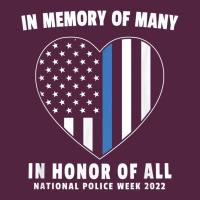 National Police Week Shirt In Memory And Honor Us Flag Urban Hoodie | Teevron