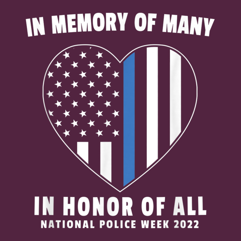 National Police Week Shirt In Memory And Honor Us Flag Urban Hoodie by linhVisuals | Teevron