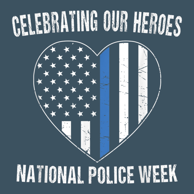 National Police Week Shirt Vintage Blue Line American Flag Urban Hoodie by linhVisuals | Teevron