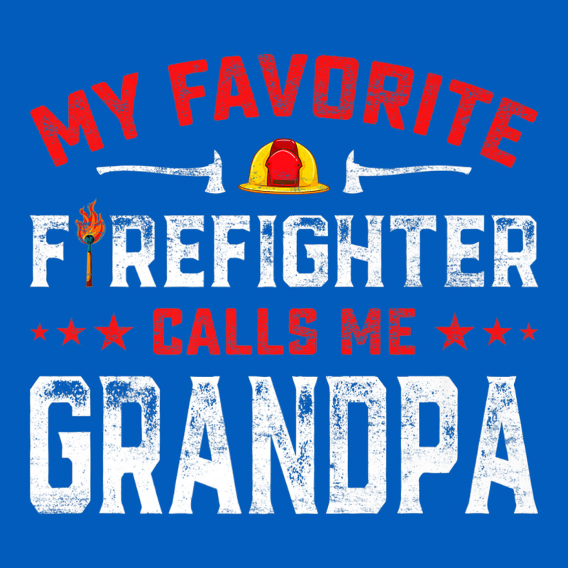 Mens Father's Day My Favorite Firefighter Calls Me Grandpa Premium Urban Hoodie by linhVisuals | Teevron