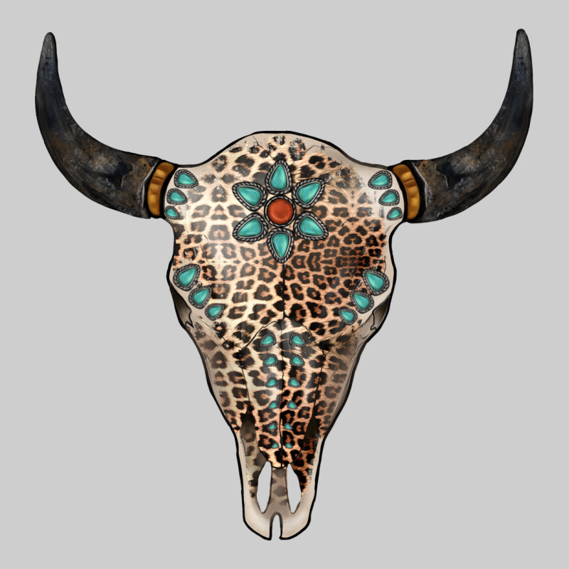 Leopard Bull Skull Premium Tee by Jasminsmagicworld | Teevron