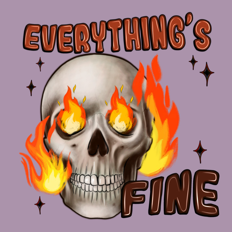 Everythings Fine Heavyweight Hoodie by JahusDesignShop | Teevron