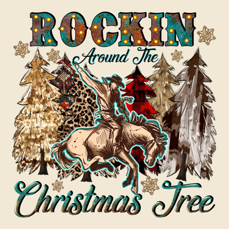Rockin Around The Christmas Tree Premium Tee by CowGirlArtShop | Teevron