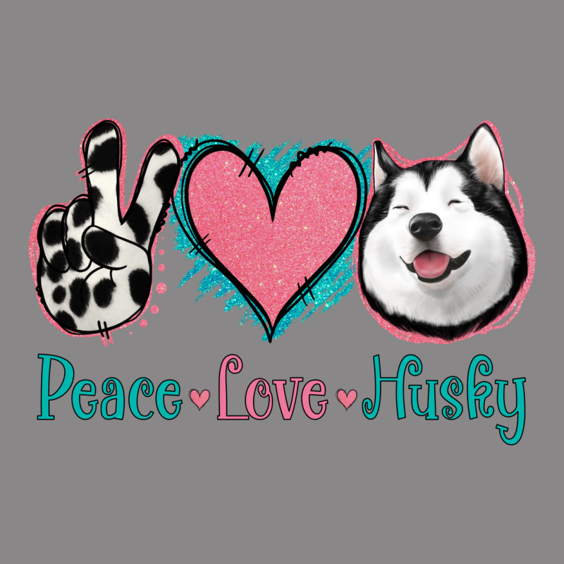 Peace Love Husky Vintage Tee by Jasminsmagicworld | Teevron