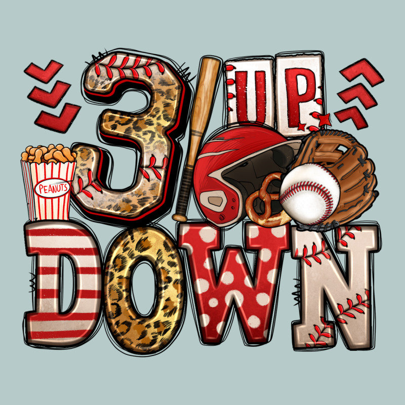 Three Up Three Down Baseball Heavy Core Tee by Jasminsmagicworld | Teevron