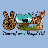 Peace Love Bengal Cat Premium Hoodie | Teevron