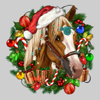 Horse Christmas Wreath Premium Tee | Teevron