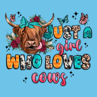 Just A Girl Who Loves Cows Premium Sweatshirt | Teevron