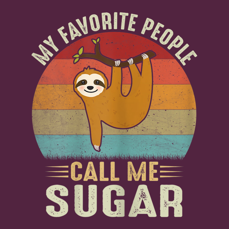 Womens My Favorite People Call Me Sugar Cute Sloth Lover Grandma Urban Hoodie by linhVisuals | Teevron