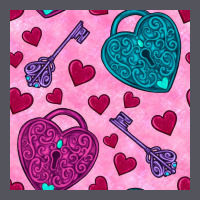 Valentines Day Lock And Key Seamless Pattern Vintage Hoodie | Teevron