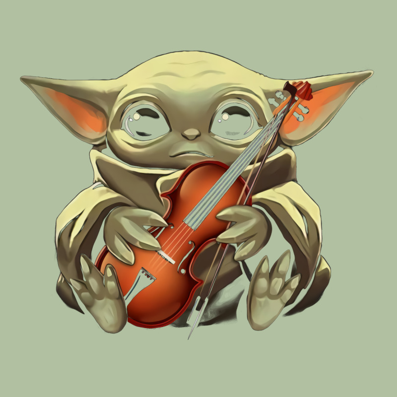 Baby Yoda Hug Violin [tb] Urban Hoodie by linhVisuals | Teevron