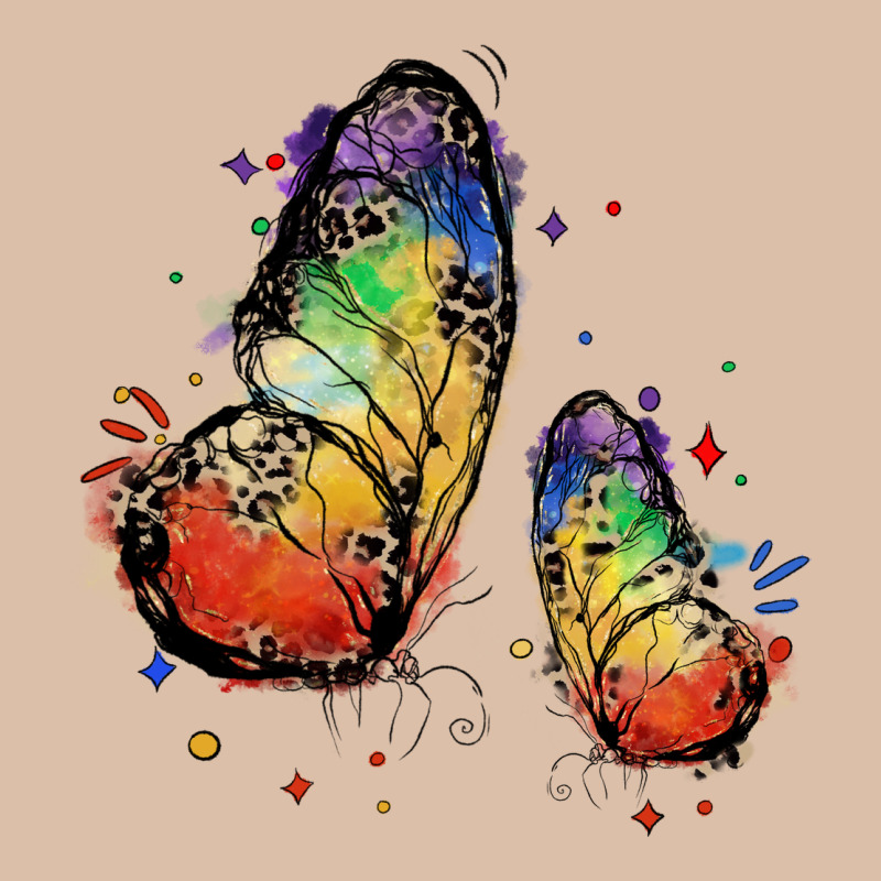 Rainbow Butterfly Pride Urban Heavy Tee by FaDigitalArtStudio | Teevron