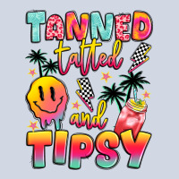 Tanned Tattled And Tipsy Premium Sweatshirt | Teevron