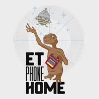 E.t. Phone Home Spaceship Flying Away Premium T Shirt Urban Hoodie | Teevron
