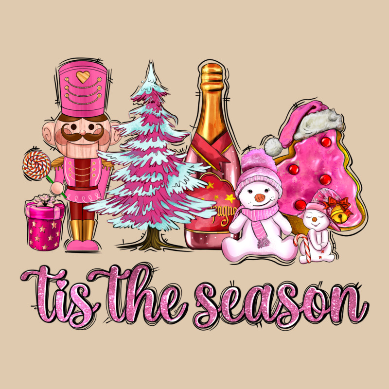 Tis The Season Pink Christmas Heavyweight Sweatshirt by AdoDesignShop | Teevron