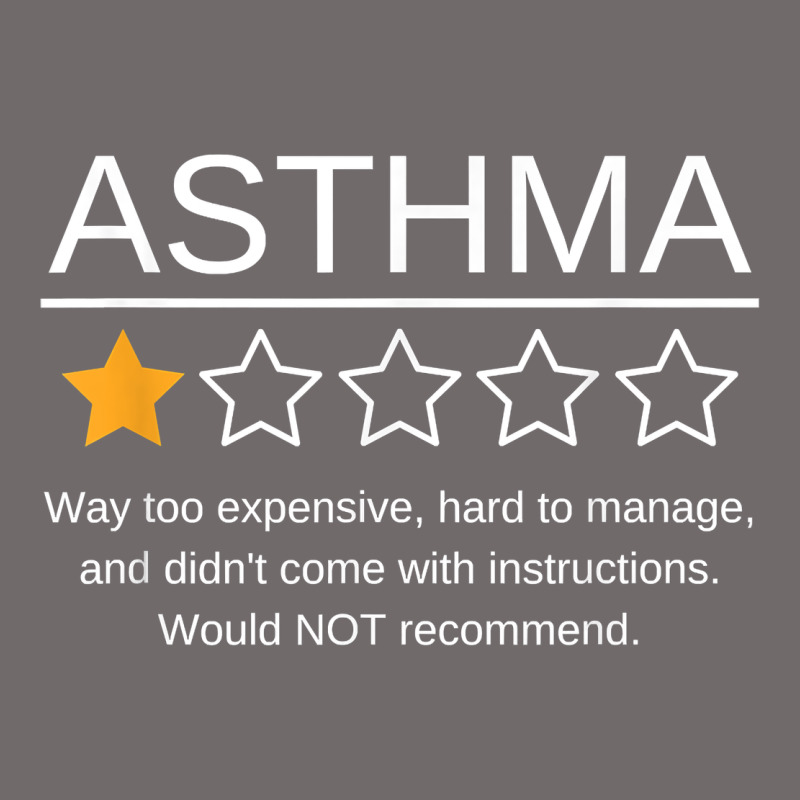 Funny Asthma Awareness One Star Rating Inhaler Wheezy Breath T Shirt Urban Hoodie by linhVisuals | Teevron