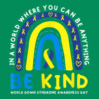 Be Kind Down Syndrome Awareness Blue Ribbon Rainbow March 21 T Shirt Urban Hoodie | Teevron