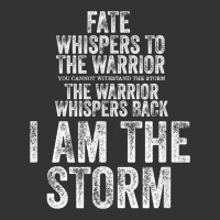 fate whispers to warrior i am the storm quote gritty fighter t shirt | Teevron