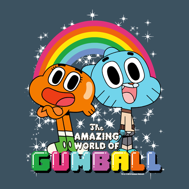 Cn The Amazing World Of Gumball & Darwin Rainbow Portrait Pullover Hoo Urban Hoodie by linhVisuals | Teevron