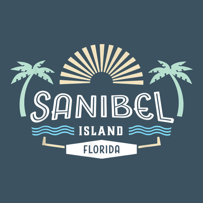 Sanibel Island Retro Style Florida T Shirt Urban Hoodie by linhVisuals | Teevron